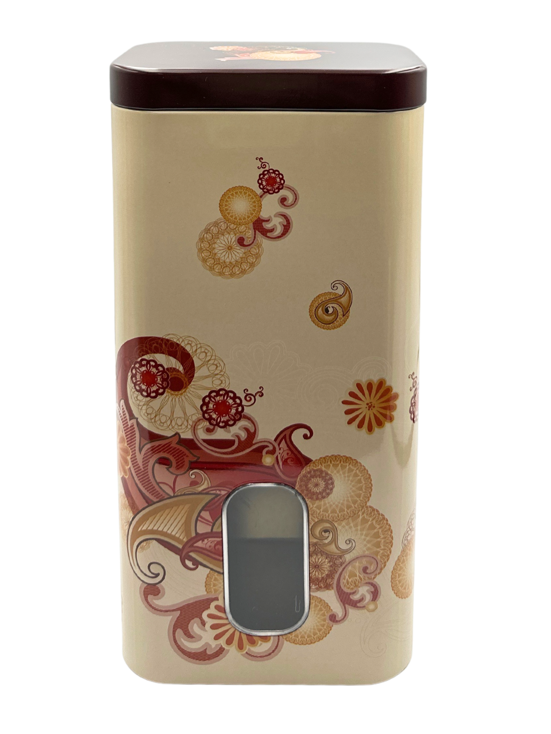 Paisley Cream 500g Retro Tea Caddy